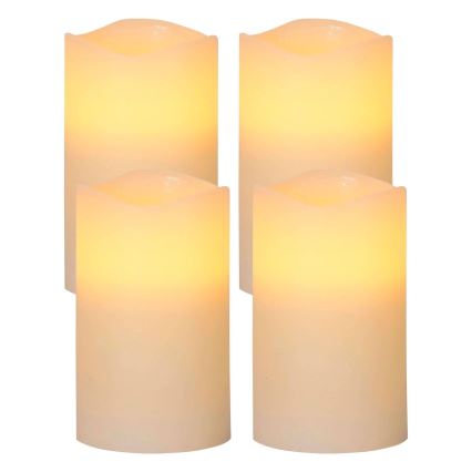 Eglo - ΣΕΤ 4x Χριστουγεννιάτικα στολίδια LED 1xLED/0,066W/3xAAA μπεζ