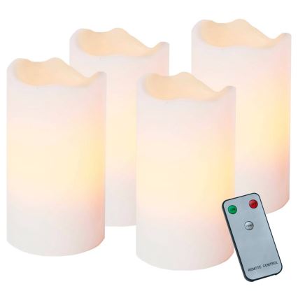 Eglo - Σετ 4x LED χριστουγεννιάτικα διακοσμητικά (1x LED, 0,18 W, 2x CR2032) + τηλεχειριστήριο