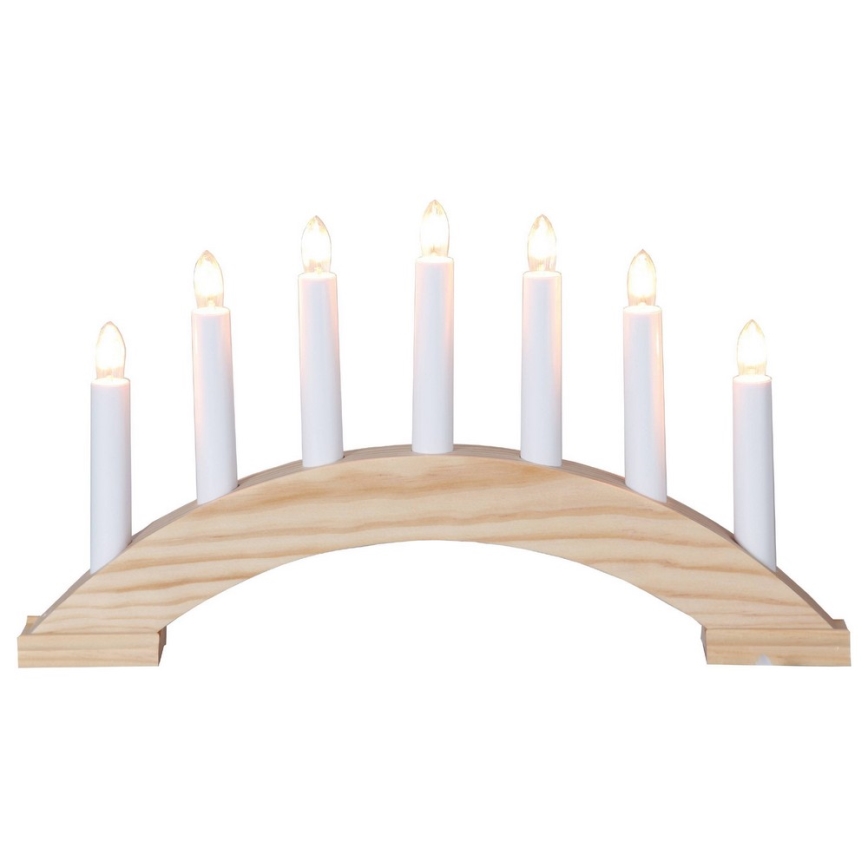 Eglo - Χριστουγεννιάτικο κηροπήγιο 7xE10/3W/230V 22x29 cm