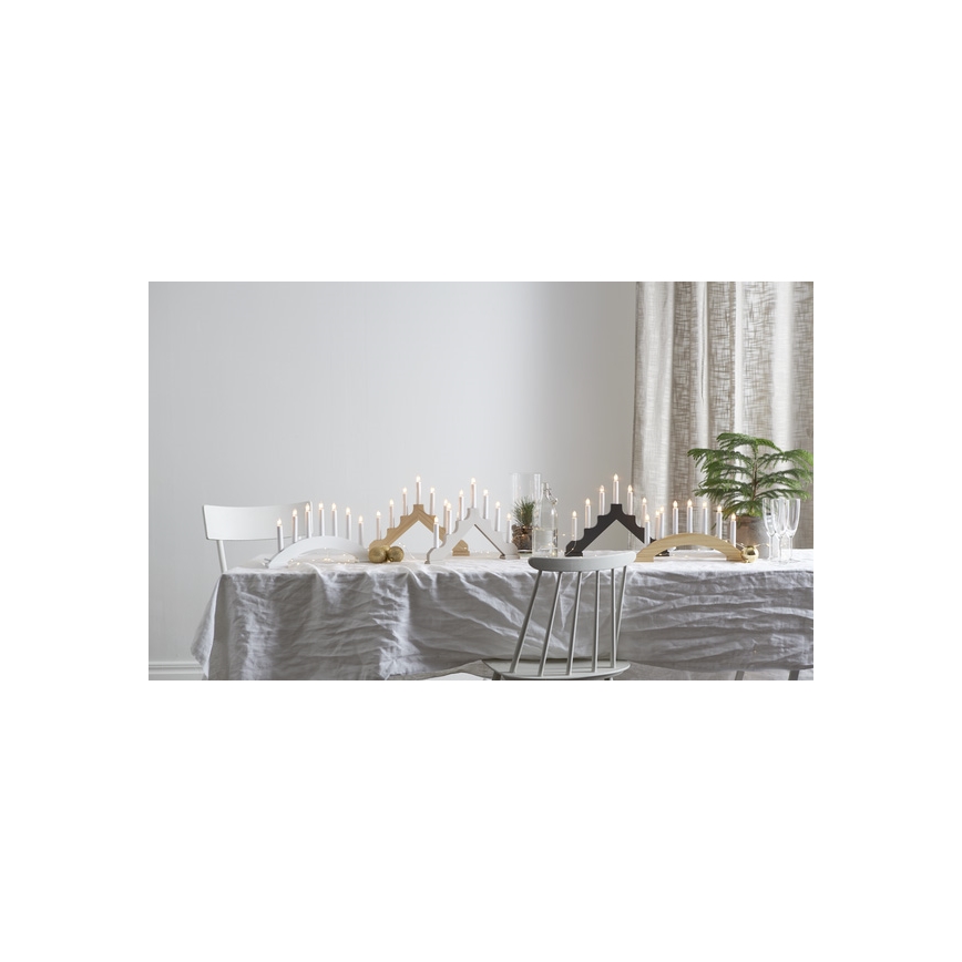 Eglo - Χριστουγεννιάτικο κηροπήγιο 7xE10/3W/230V 22x29 cm