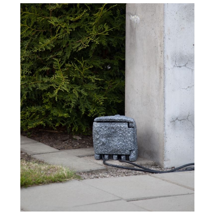 Eglo - Πολύπριζο εξωτερικού χώρου με 4 πρίζες 3680W/230V IP44