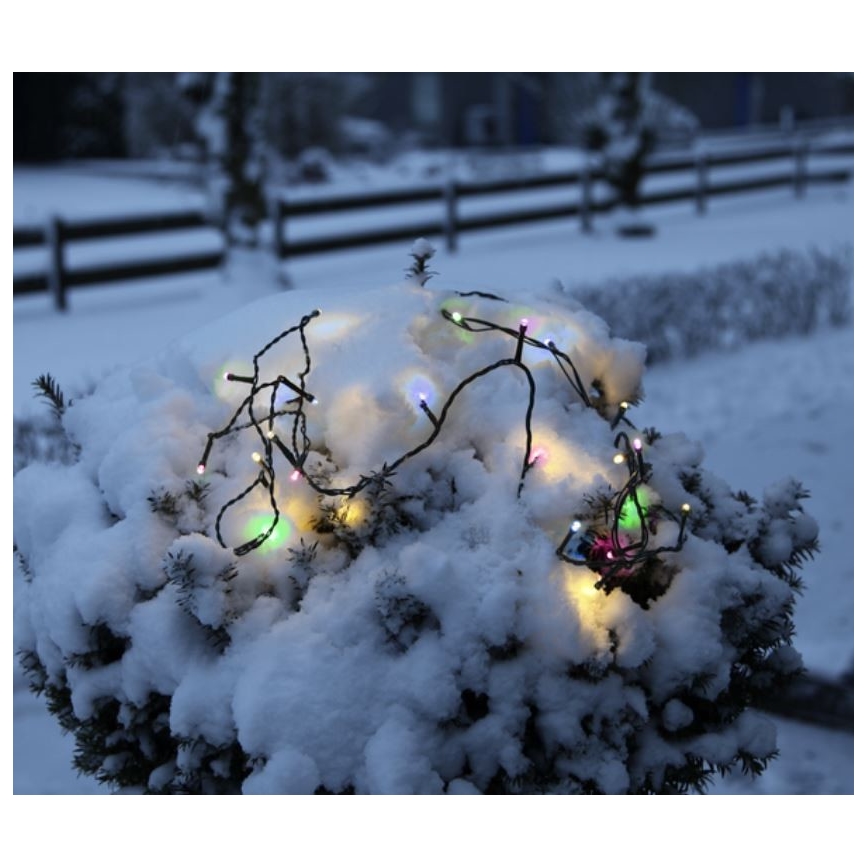 Eglo - Εξωτερική LED γιρλάντα 80xLED 8m IP44 πολύχρωμη