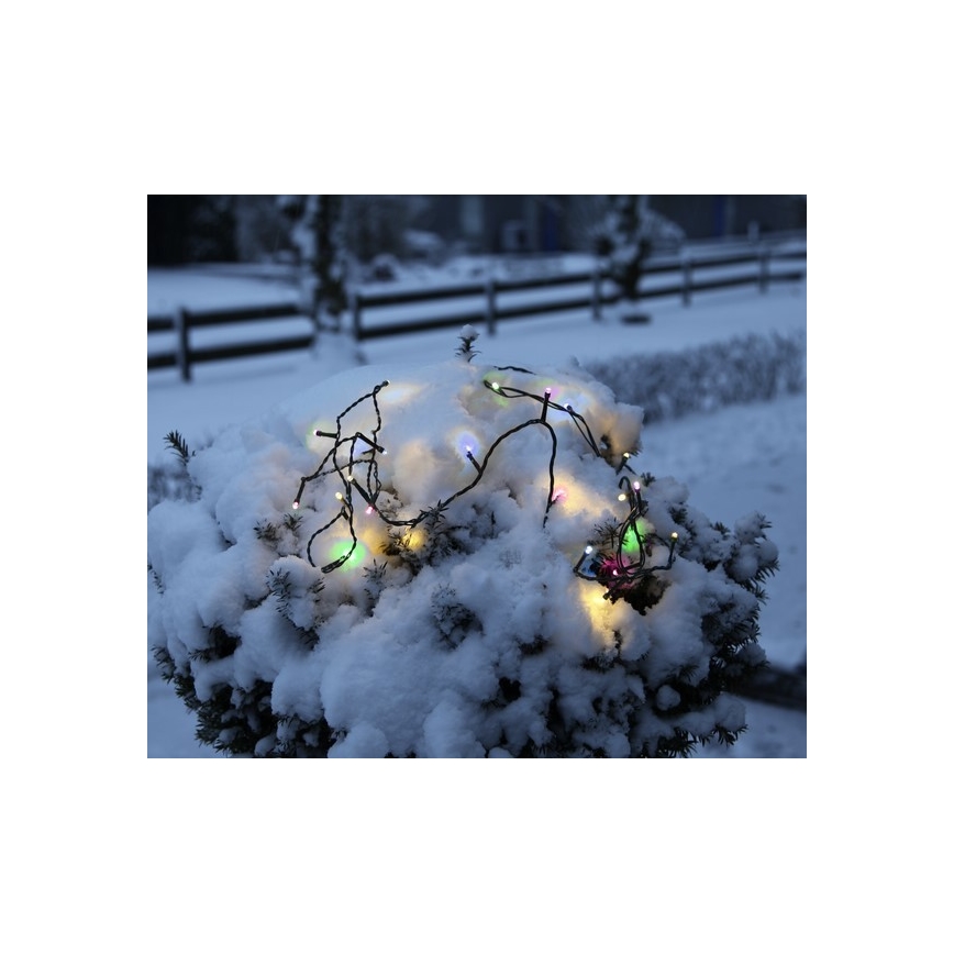 Eglo - LED Χριστουγεννιάτικα λαμπάκια εξωτερικού χώρου 160xLED 26m IP44 πολύχρωμα
