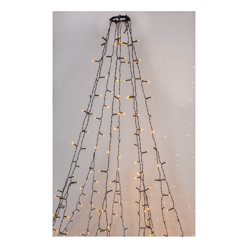 Eglo - Χριστουγεννιάτικα λαμπάκια LED εξωτερικού χώρου 360xLED 2m IP44 ζεστό λευκό