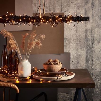 Eglo - LED γιρλάντα εξωτερικού χώρου 1200xLED 29m IP44 θερμό λευκό