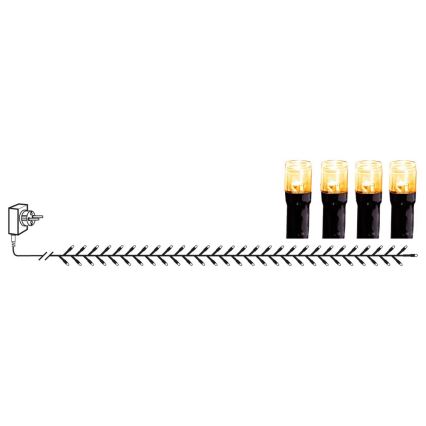 Eglo - Χριστουγεννιάτικη LED γιρλάντα εξωτερικού χώρου 1200xLED 29m IP44 θερμό λευκό