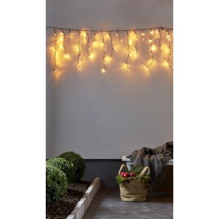Eglo - LED εξωτερική χριστουγεννιάτικη γιρλάντα 240 LED, 6,4 m, θερμό λευκό, IP44