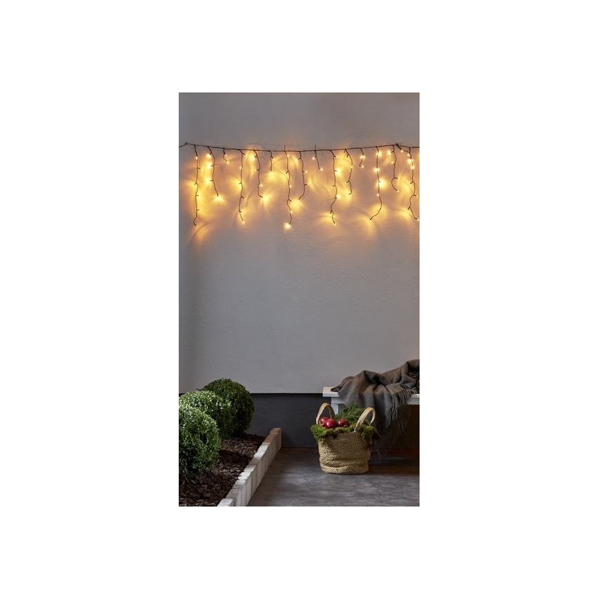 Eglo - LED εξωτερική χριστουγεννιάτικη γιρλάντα 240 LED, 6,4 m, θερμό λευκό, IP44