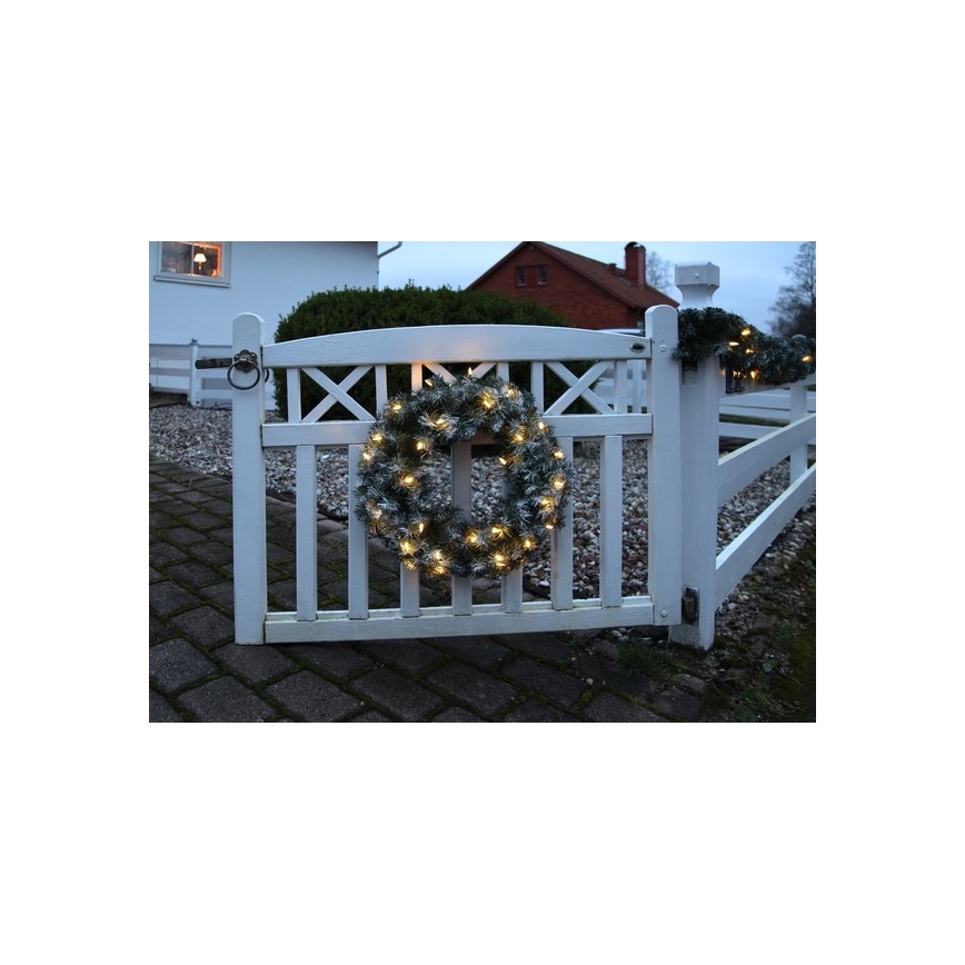 Eglo - Χριστουγεννιάτικο στεφάνι LED εξωτερικού χώρου 30xLED/0,064W/3/230V IP44