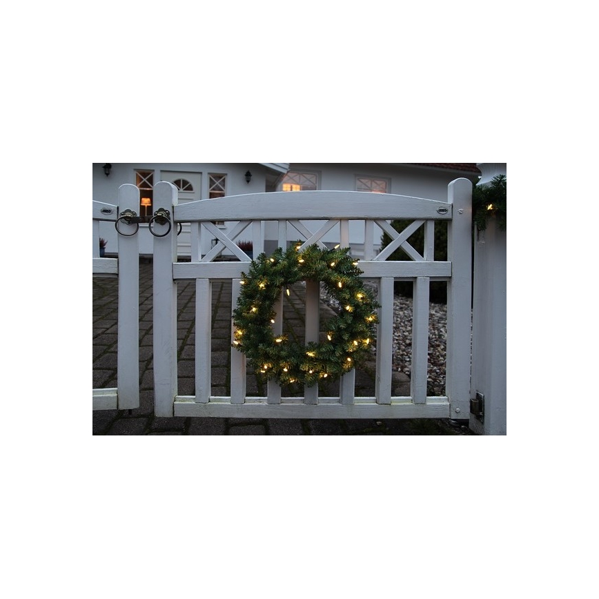 Eglo - Χριστουγεννιάτικο στεφάνι LED εξωτερικού χώρου 30xLED/0,064W/3,4/3V IP44