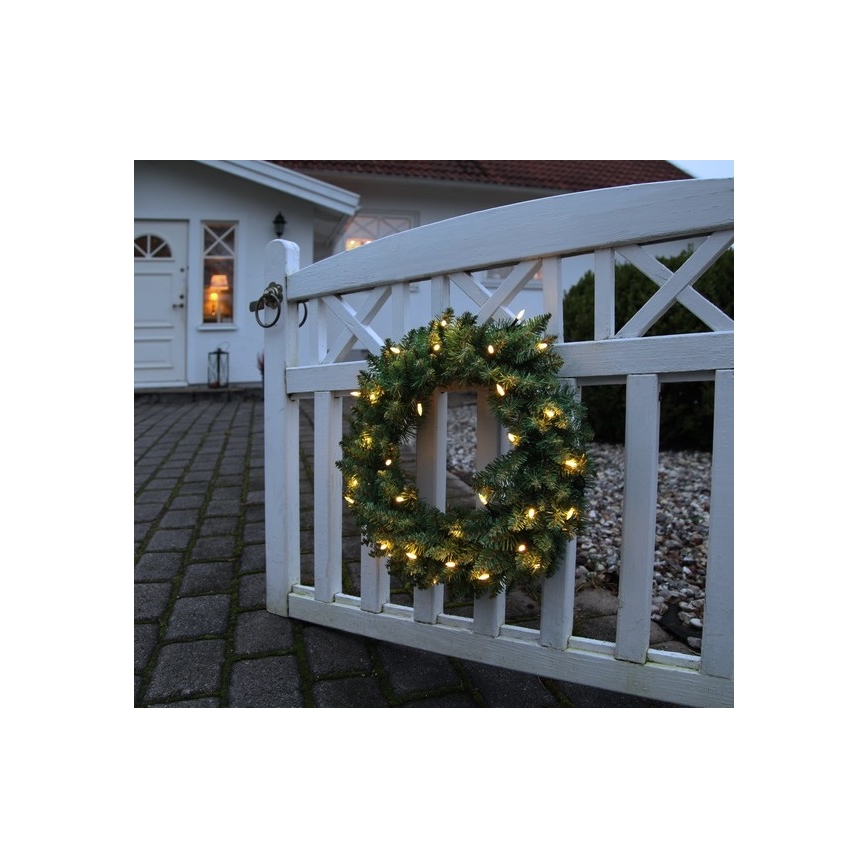 Eglo - Χριστουγεννιάτικο στεφάνι LED εξωτερικού χώρου 30xLED/0,064W/3,4/3V IP44