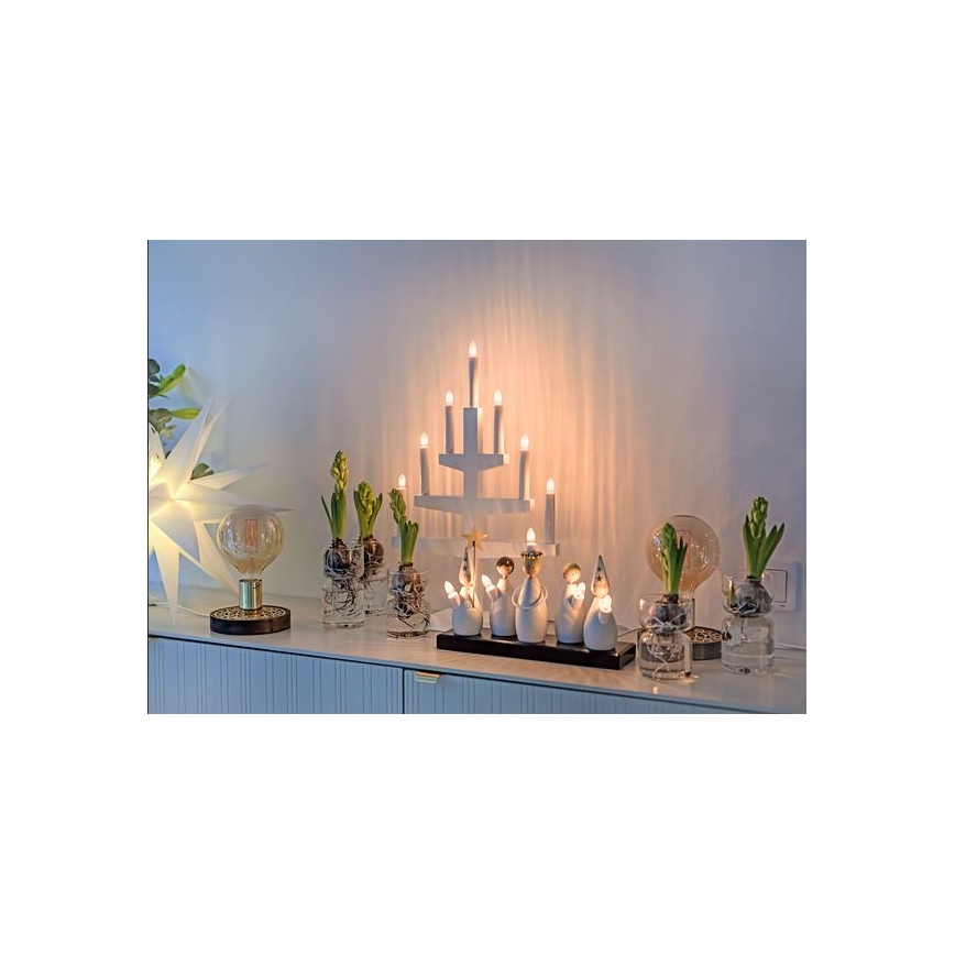 Eglo - Χριστουγεννιάτικο κηροπήγιο 5xE10/3W/230V