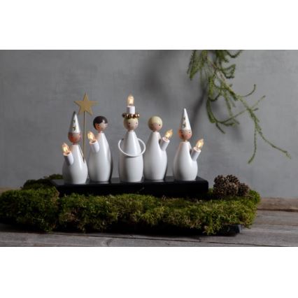 Eglo - Χριστουγεννιάτικο κηροπήγιο 5xE10/3W/230V