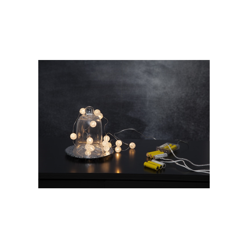 Eglo - LED Χριστουγεννιάτικά λαμπάκια 15xLED/3xAA 1,4m