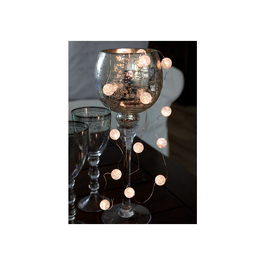 Eglo - LED Χριστουγεννιάτικά λαμπάκια 15xLED/3xAA 1,4m