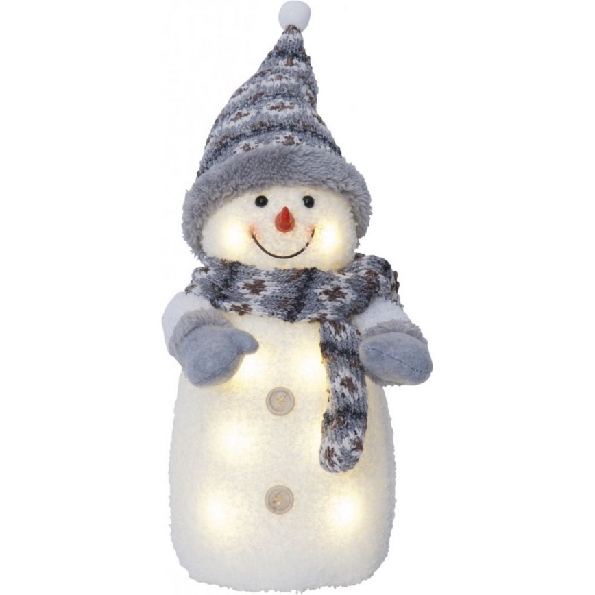 Eglo - Χριστουγεννιάτικο διακοσμητικό LED 8xLED/0,06W/3xAA γκρι