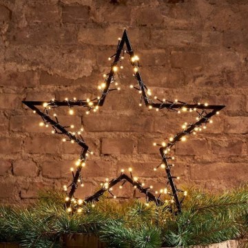 Eglo 411355 - Χριστουγεννιάτικo διακοσμητικό εξωτερικού χώρου LED SPIKY 140xLED/0,066W/31V/230V 73x60 cm IP44