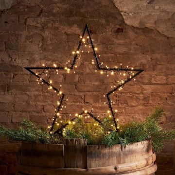 Eglo 411356 - Χριστουγεννιάτικo διακοσμητικό εξωτερικού χώρου LED SPIKY 150xLED/0,066W/31V/230V 90x80 cm IP44