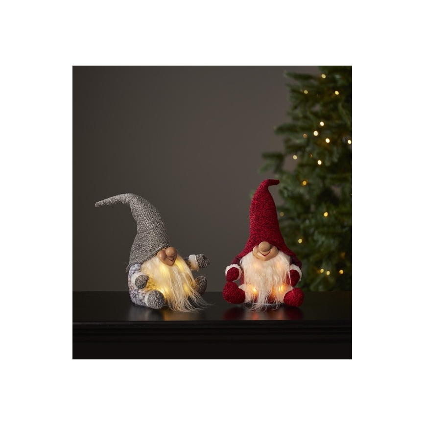 Eglo - LED Χριστουγεννιάτικο διακοσμητικό 4xLED/0,06W/3xAA κόκκινο