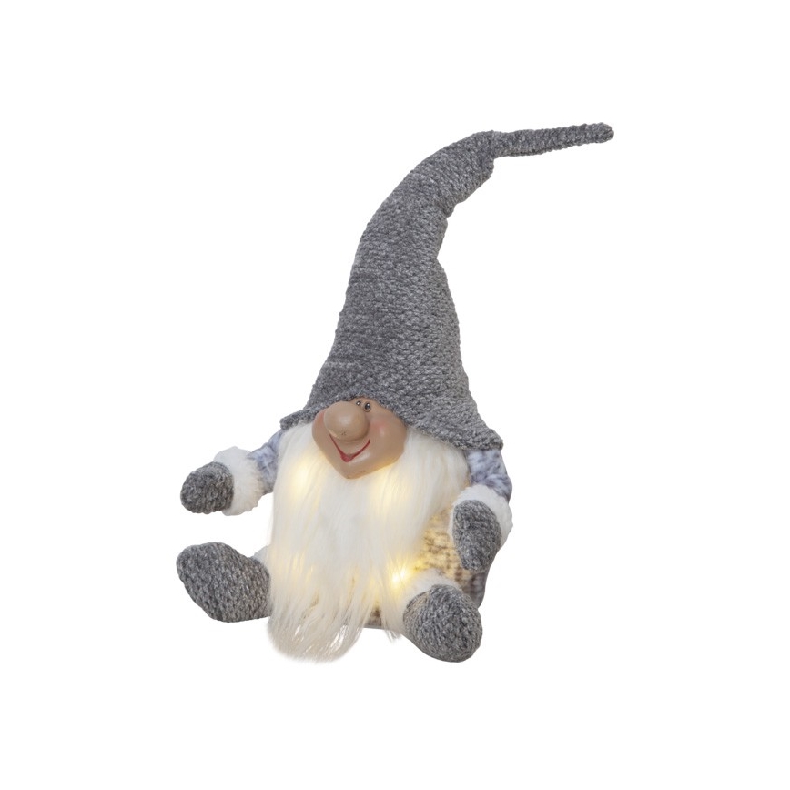 Eglo - LED Χριστουγεννιάτικο διακοσμητικό 4xLED/0,06W/3xAA γκρι