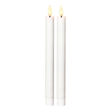 Eglo 411505 - Σετ 2x LED κεριά FLAMME LED/1xAAA λευκά