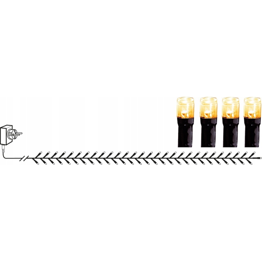 Eglo - Εξωτερική χριστουγεννιάτικη γιρλάντα LED 1.200 LED, μήκος 29 m, IP44, θερμό λευκό