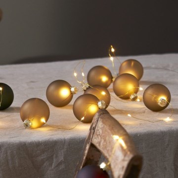 Eglo 411557 - γιρλάντα BLISS 22xLED/3xAA 2,6m θερμό λευκό