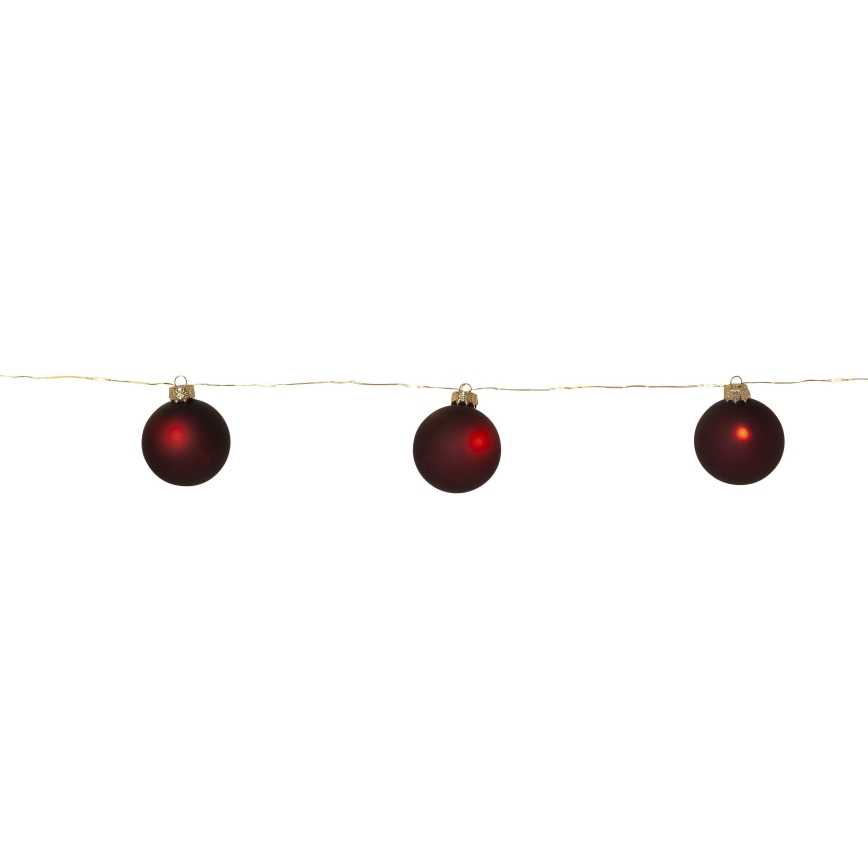 Eglo 411559 - Χριστουγεννιάτικα λαμπάκια BLISS 22xLED/3xAA 2,6m θερμό λευκό
