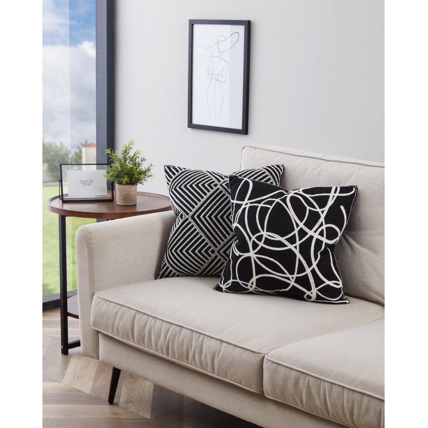 Eglo - σαβάνα 45x45 cm μαύρο/λευκό