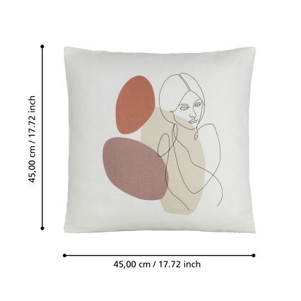 Eglo 420008 - Διακοσμητικό μαξιλάρι CHEVERY 45x45 cm, πολύχρωμο