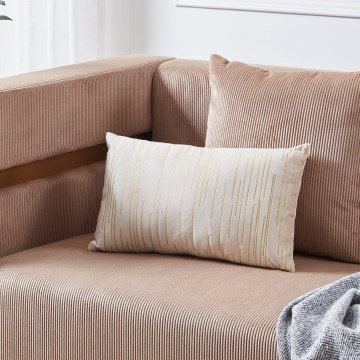 Eglo 420018 - Διακοσμητικό μαξιλάρι CHEVERY 30x50 cm εκρού/χρυσό