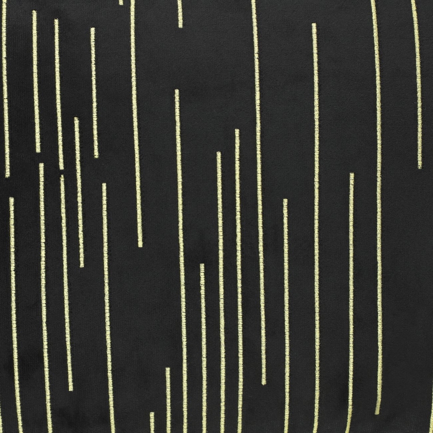 Eglo - Διακοσμητικό μαξιλάρι 30x50 cm μαύρο/χρυσό