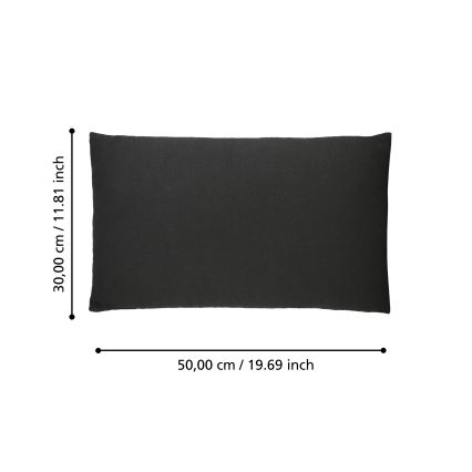 Eglo 420023 - Διακοσμητικό μαξιλάρι ILES 30x50 εκ. μαύρο