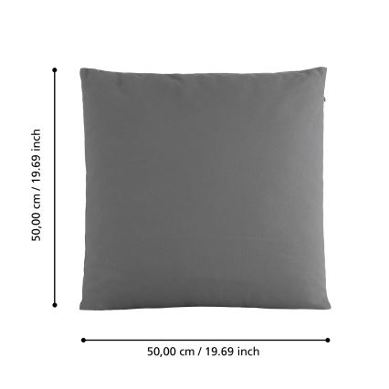Eglo 420028 - Διακοσμητικό μαξιλάρι ILES 50x50 εκ. γκρι