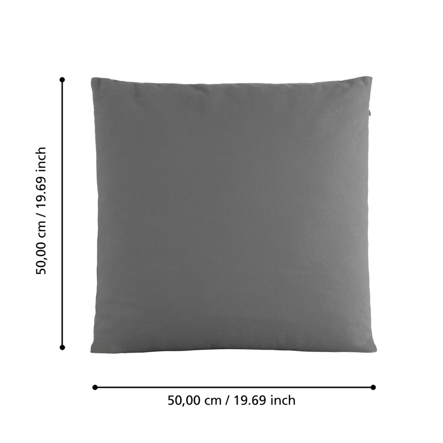 Eglo 420028 - Διακοσμητικό μαξιλάρι ILES 50x50 εκ. γκρι