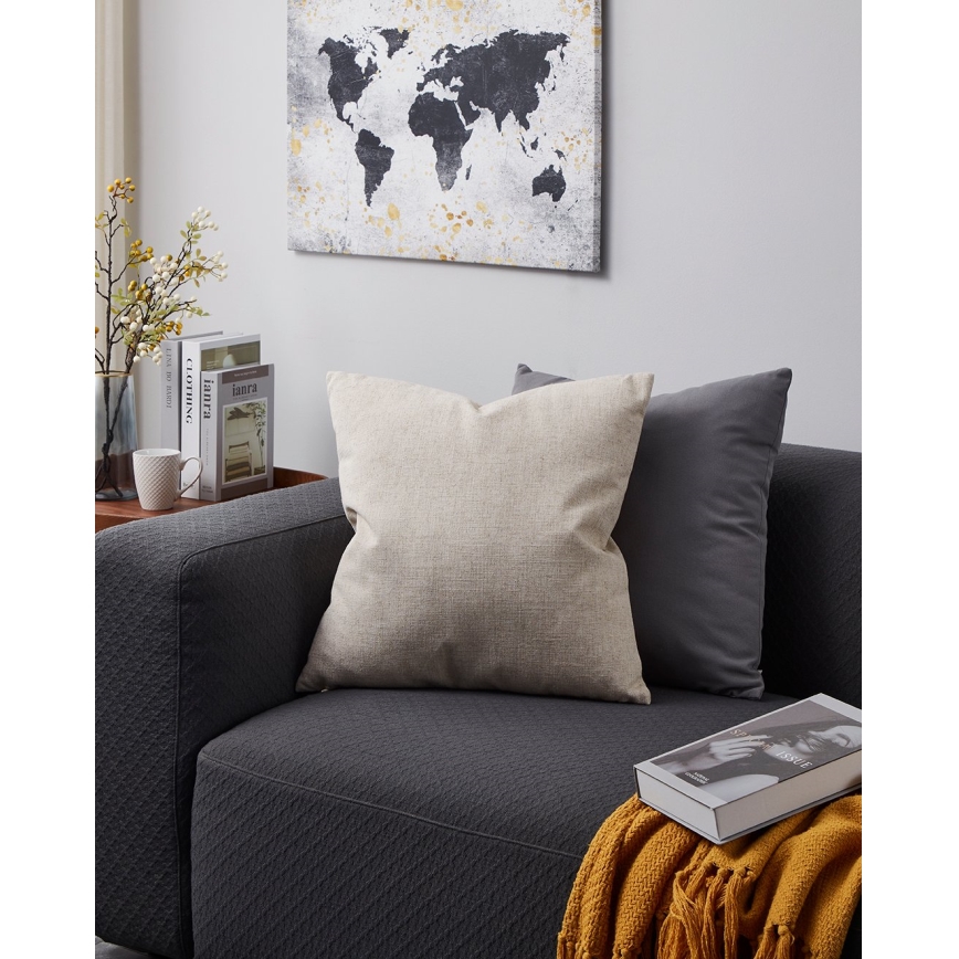 Eglo 420033 - Διακοσμητικό μαξιλάρι ILES 50x50 cm μπεζ