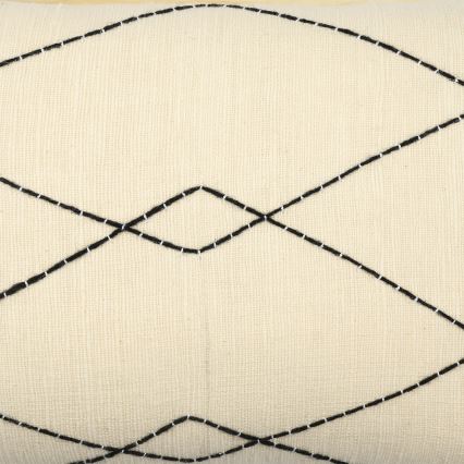 Eglo 420042 - Διακοσμητικό μαξιλάρι CHEVERY 35x60 cm μπεζ/μαύρο