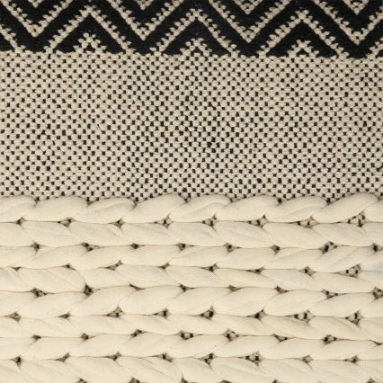 Eglo 420049 - Διακοσμητικό μαξιλάρι CHEVERY 50x50 cm εκρού/μαύρο