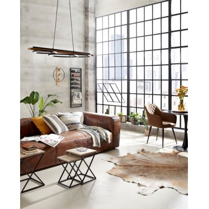 Eglo 420052 - Διακοσμητικό μαξιλάρι CHEVERY 50 x 50 εκ. κρεμ/μαύρο