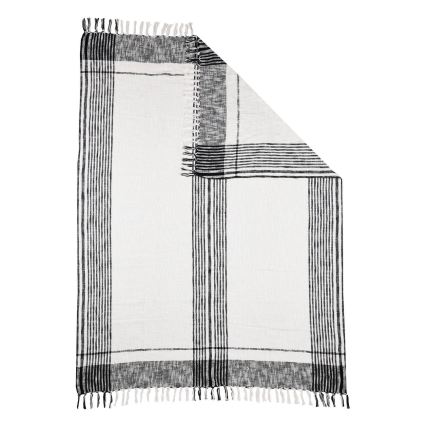 Eglo 420063 - Ριχτάρι κρεβατιού CHEVERY 170x130 cm λευκό/γκρι