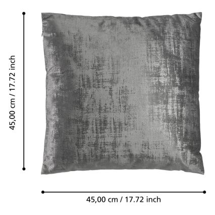 Eglo - Διακοσμητικό μαξιλάρι 45x45 cm γκρι