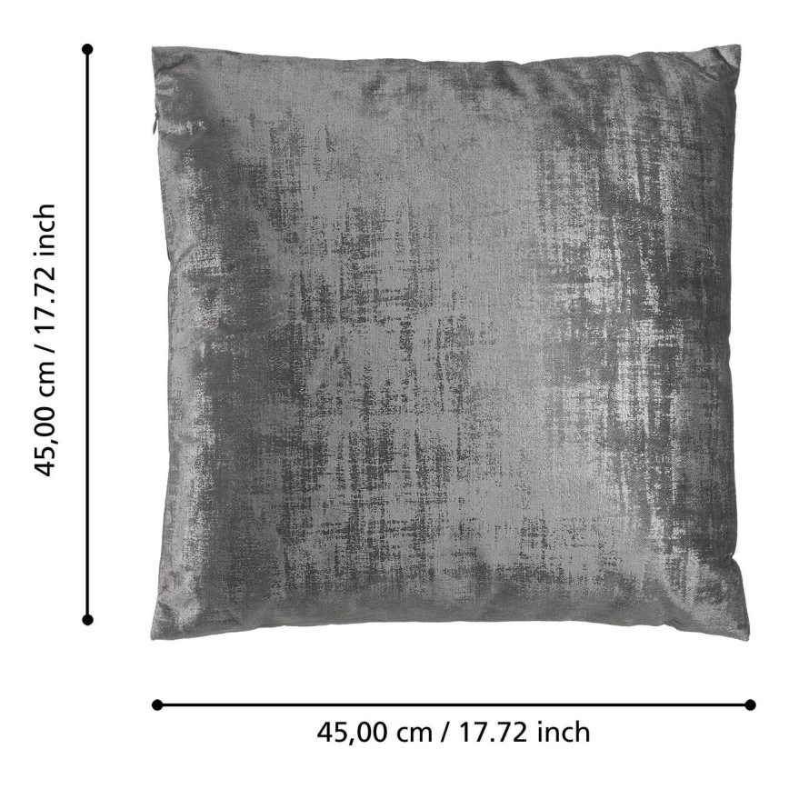 Eglo - Διακοσμητικό μαξιλάρι 45x45 cm γκρι