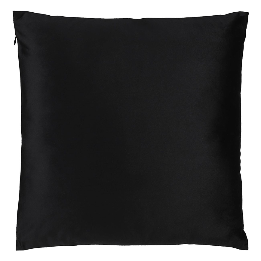 Eglo - Διακοσμητικό μαξιλάρι 45x45 cm μαύρο/ασημί