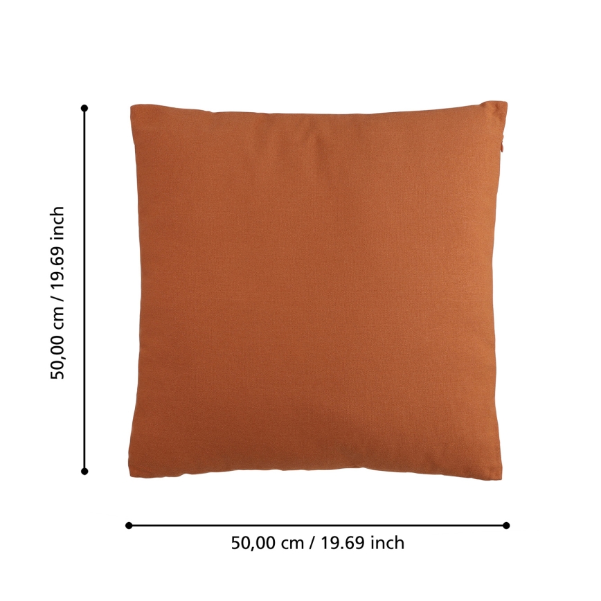 Eglo 420085 - Διακοσμητικό μαξιλάρι ILES 50x50 cm πορτοκαλί