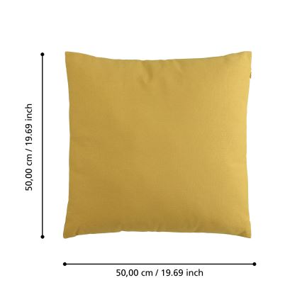 Eglo 420093 - Διακοσμητικό μαξιλάρι ILES 50x50 cm κίτρινο
