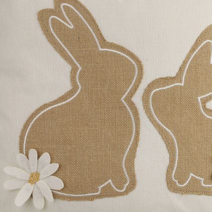 Eglo 420097 - Διακοσμητικό μαξιλάρι CHEVERY 45 x 45 εκ. μπεζ/καφέ