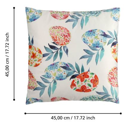 Eglo 420101 - Διακοσμητικό μαξιλάρι GEBENG 45x45 εκ. μπλε/κόκκινο