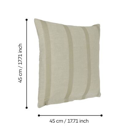 Eglo 420112 - Διακοσμητικό μαξιλάρι BETAMPONA 45x45 cm μπεζ