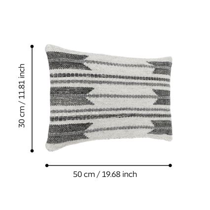 Eglo 420126 - Διακοσμητικό μαξιλάρι CHEVERY 30x50 cm γκρι