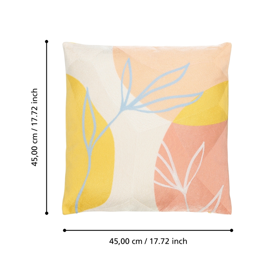 Eglo 420243 - Διακοσμητικό μαξιλάρι BERHALA 45x45 cm πολύχρωμο
